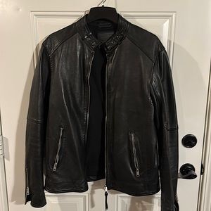 Mens Allsaints Leather jacket Cora XL